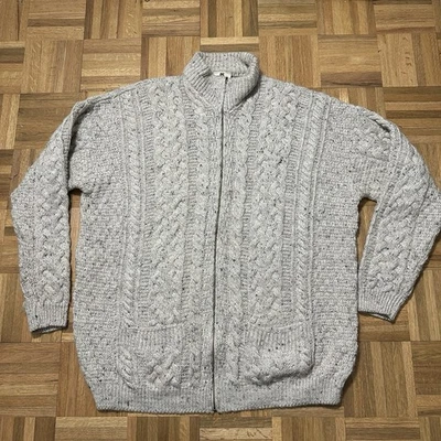 Suéter de lana vintage con cremallera Carraig Donn años 90 XL Foto 1 de 4