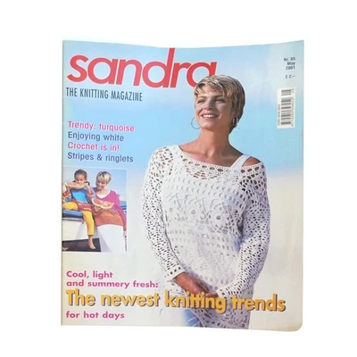 SANDRA KNITTING MAGAZINE:  MAY 2001      LF - Image 1 of 2