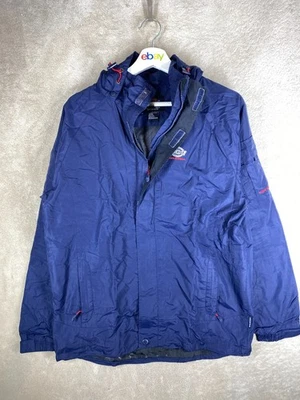 Vintage Dickies Outdoor Jackets Size M Mens Blue Navy Logo Long Sleeve - image 1 of 4