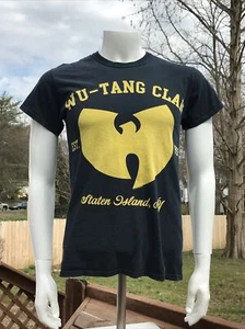 Wu-Tang Clan T-Shirt Staten Island NY Est. 1992 Herren S Hemd Gildan schwarz gelb - Bild 1 von 11