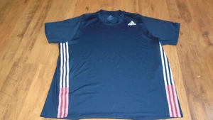 adidas Freelift T-shirt Aeroready Sz 2XL Navy Running Training Top Excellent Con - Picture 1 of 2