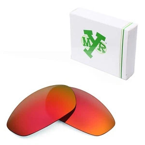 POLARIZED Replacement Lenses for-Oakley Whisker Sunglasses Fire Red Mirrored - Picture 1 of 5