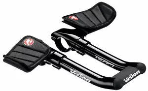 Vision Metron Mini TT Clip-Ons ITU Legal Triathlon Tri Aerobar - Picture 1 of 3