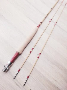 Canne da mosca in bambù fatte a mano 6'0'' ~ 2wt / 2 sezioni ~ 2 punte/canne da pesca - Foto 1 di 13