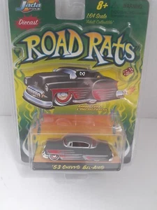 Jada 53 1953 Chevy Bel Air Road Rats Rat Rod Hot Rod Chevrolet Car Flat Gray new - Picture 1 of 3
