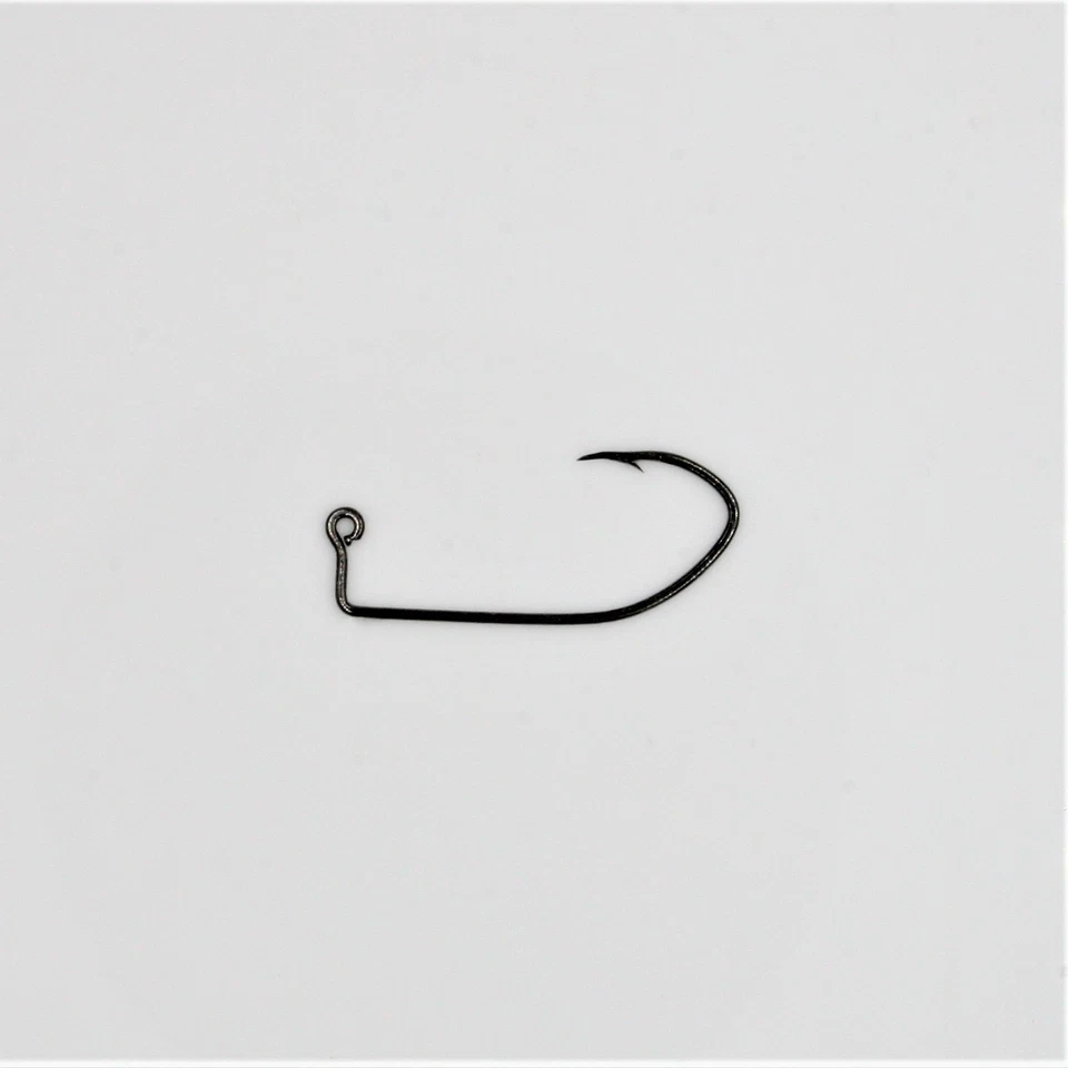 100 - Eagle Claw 500BP Black Pro V Lil Nasty Sickle Style Jig Hooks for Molds - Image 1 of 1