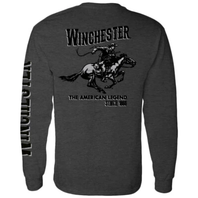 Winchester Pro - Camisa de manga larga vintage de ciclista para hombre Foto 1 de 4