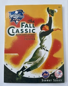 Vintage World Series Program 2000 Yankees vs Mets MLB Subway Series Collectible - Picture 1 of 4
