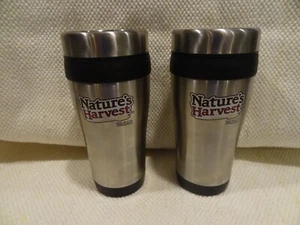 Lot of 2 Nature s Harvest Bread Insulated Cup **12 oz** - Picture 1 of 3