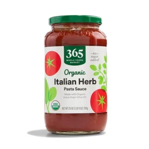 Organic Italian Herb Pasta Sauce No Sugar 12 Pack - Picture 1 of 2