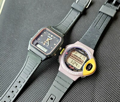 Lotto Casio JP-200W con cassa rara e orologi Piratron digi e ana-digi - Immagine 1 di 4