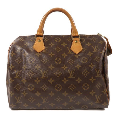 LOUIS VUITTON（LV） Borsa a mano Louis Vuitton LV GHW Speedy 30 M41526 monogramma marrone