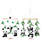 Jouet Mobile Panda pour berceau de bébé, décoration suspendue pour chambre à