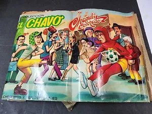 Vintage Coleccion EL CHAVO El Chapulin Colorado Chespirito Cards Stickers Album - Picture 1 of 6