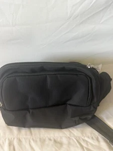 New Travelon Anti Theft RFID Blocking slash Resistant Waist Pack Black - Picture 1 of 6