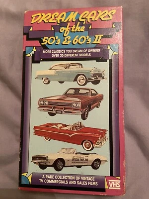 DREAM CARS OF THE 50s & 60s II VHS 1989 Goodtimes - Image 1 of 4
