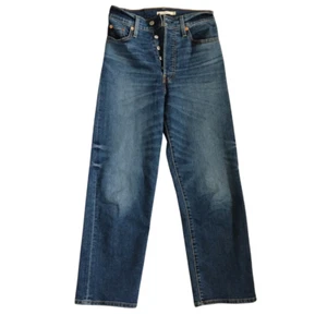 Levi's Ribcage Straight Ankle Jeans Größe 27x27 High Rise Button Fly Whiskered - Bild 1 von 7
