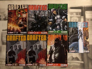 2007 DRAFTED #2,4,5,6(2),7,8 DEVILS DUE PUBLISHING Inv#33 - Picture 1 of 4