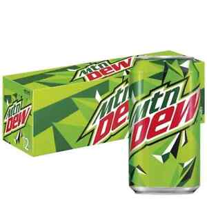 Mountain Dew Citrus Original Soft Drink Soda Pop Cans Pack of 12 - 12 fl oz