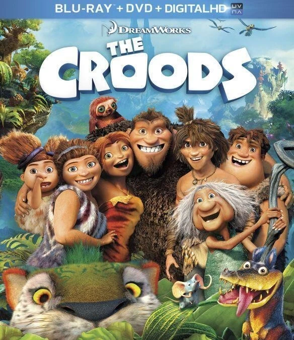 The Croods w/Slipcover (Blu-ray/DVD, 2013, Widescreen) Free Shipping! - Image 1 of 1