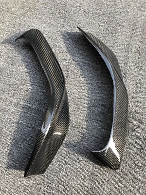 2x Cubierta de faros de párpado de cejas de párpado de fibra de carbono real para Honda Prelude 97 01 Foto 1 de 4