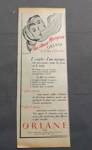 PUB PUBLICITE ANCIENNE ADVERT CLIPPING 060617/  MASQUE AU POLLEN ORCHIDEE ORLANE - Picture 1 of 1