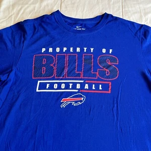 Camiseta Nike Buffalo Bills Para Hombre Grande Azul Manga Corta NFL Fútbol - Imagen 1 de 12