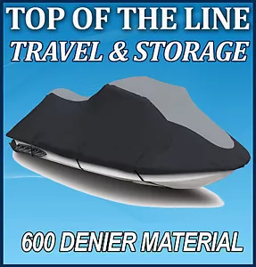 Kawasaki Ultra 260X / 260LX JetSki Jet Ski PWC Cover 2009 2010 Black/Grey Cover - Picture 1 of 1