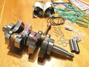 Fit for 15HP 63V CRANKSHAFT ASSY Piston set 2 Stroke 9.9HP 15HP Yamaha Outboard - Bild 1 von 22