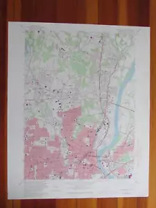 Hartford North Connecticut 1973 Original Vintage USGS Topo Map - Picture 1 of 1