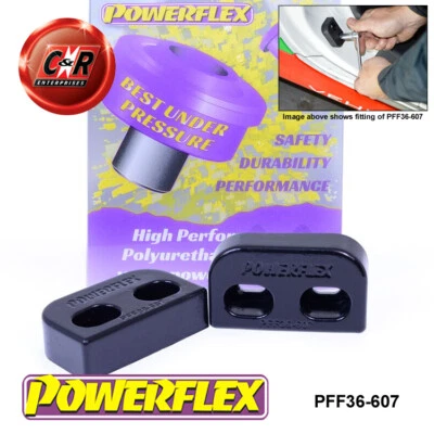 Powerflex Black Door Stop Bushes Fits Mazda MX-5 Mk3 NC (2005-2015) PFF36-607 - Image 1 of 4