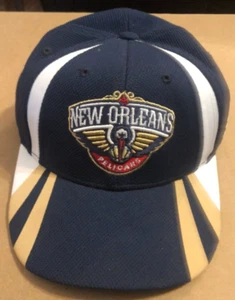 New Orleans Pelicans NBA ADIDAS Hat Cap Snapback Blue White Gold BRAND NEW - Picture 1 of 5