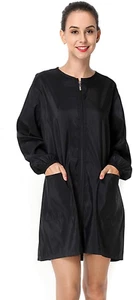 Chameleon Fabric Salon Smock Professional Stylist Jacket Waterproof Haircut Cape - Picture 1 of 12
