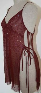 WYETH TODD MAGILL Raspberry Silk Sequin Top Vest NEW S - Picture 1 of 1