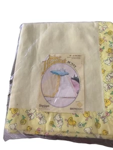 Vtg New Stock Baby Blanket - Picture 1 of 7