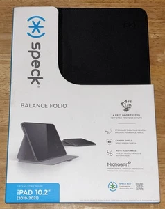 Speck Balance Folio Protective Case for Apple iPad 10.2" (2019-2021) - Black New - Picture 1 of 4