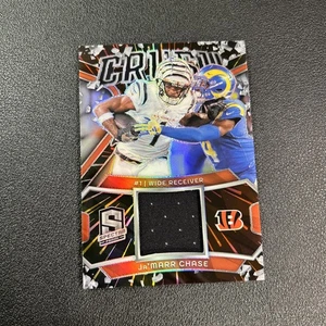 2024 Spectra Ja'Marr Chase Jersey Patch Crush 08/75 #CRU-JCE SP Bengals - Picture 1 of 2