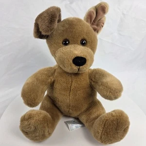 RETIRED Vintage Build A Bear Puppy Dog Brown/Tan Stuffed Plush Tab 12" BAB - Picture 1 of 6