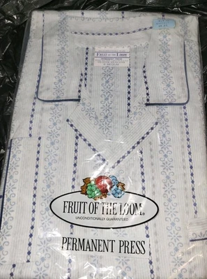 Juego de 2 pijamas de prensa permanente Fruit of the Loom para hombre talla B mediano 38-40 Foto 1 de 4