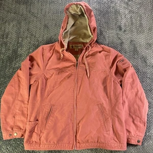 Dri Duck For Her Damen M rosa Canvas Jacke warm Kapuze Reißverschluss Arbeit Scheune Hausarbeit - Bild 1 von 11