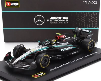 MODELLINO AUTO STATICO BURAGO MERCEDES GP F1 W15 2024 HAMILTON VETRINA 1:43 - Immagine 1 di 4