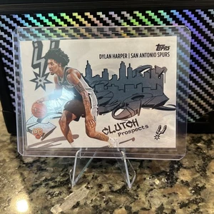 2025 Topps Flagship Basketball Dylan Harper Clutch Prospects Rookie #CC-2 Spurs - Picture 1 of 2