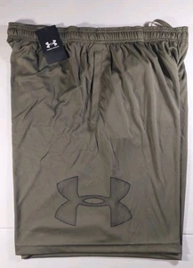 Under Armour Herren UA Tech Graphic Shorts Olivgrün Gr. XL Neu mit Etikett Loose Fit - Bild 1 von 4