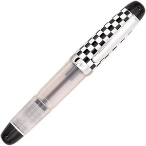 OPUS 88 Fountain Pen Mini Pocket Clear & Check Eye Drop Extra Fine OP95102901 - Picture 1 of 1