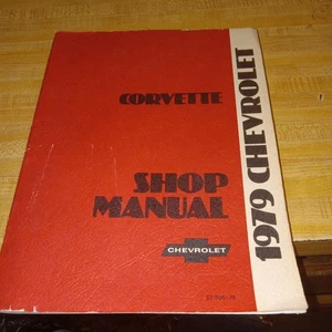 Chevrole Corvette Shop Manual 1979 Genuine Chevrolet - Bild 1 von 4