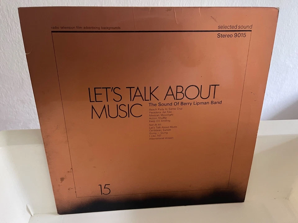 THE SOUND OF BERRY LIPMAN - LETS TALK ABOUT MUSIC - GERMAN LIBRARY - NM - Image 1 of 1