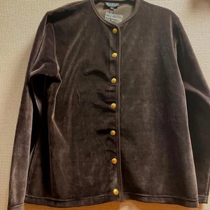 Gucci Velour Jacket M Tag Soft Stretch Beige Used Japan - Picture 1 of 9