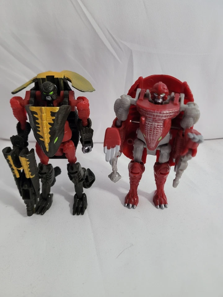 Transformers Beast Wars Neo Bump vs Crazybolt complete Takara - Image 1 of 1