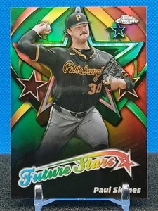 Paul Skenes 2025 Topps Chrome #FS-2 Future Stars Pittsburgh Pirates  - Picture 1 of 6