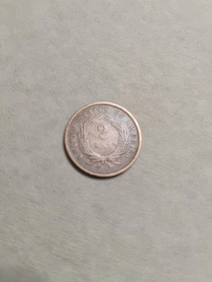 USA Two Cent Piece 1868  - Image 1 of 4